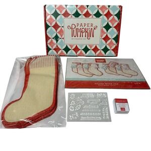 Stampin'‎ Up Paper Pumpkin Filled With Joy November 2024 Full Kit Stockings 8pc